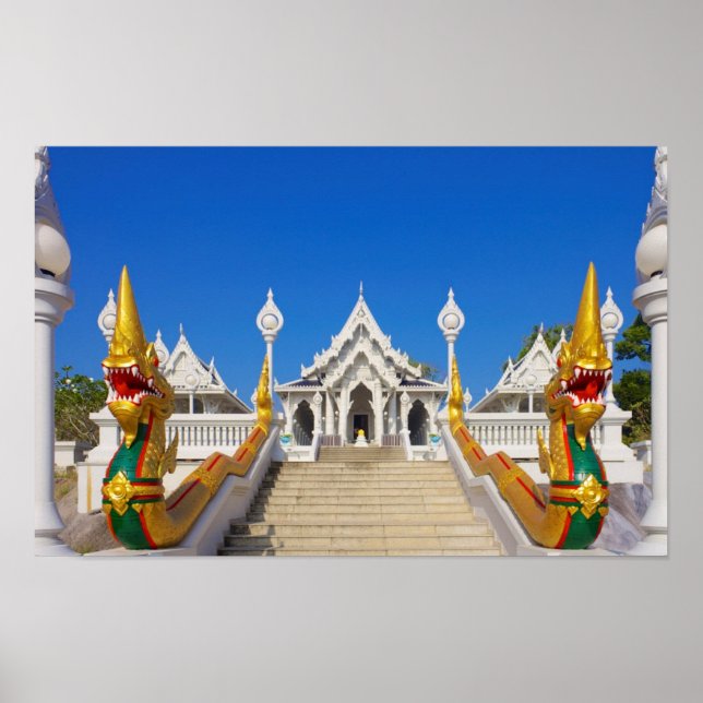 Póster Templo en Krabi Tailandia (Frente)