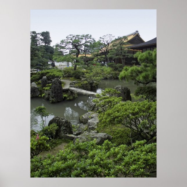 PÓSTER TEMPLO GINKAKU-JI ZEN (Frente)