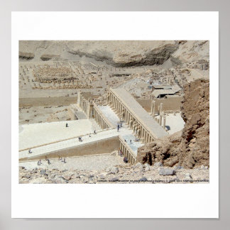 Póster Templo Hatshepsut Egipto