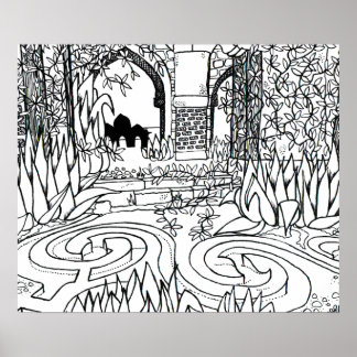 Póster Templo indio olvidado