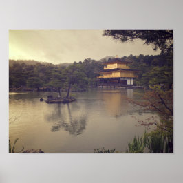 Póster Templo Kinkakuji, Kioto, Japón
