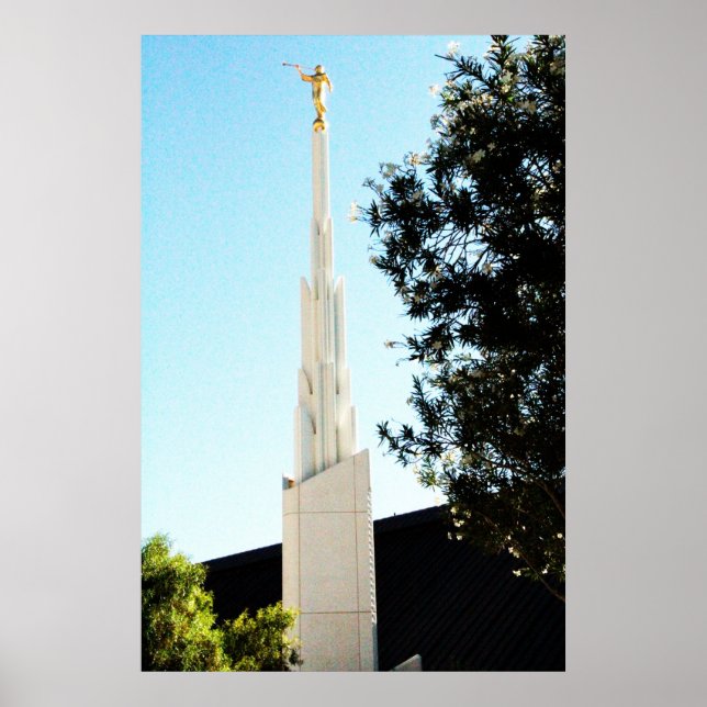 Póster templo mormón lds las vegas nv (Frente)