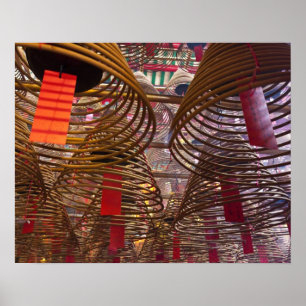 Póster Templo multibudista de Hong Kong