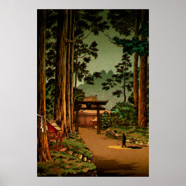 Póster Templo Nikko Futarasan Tsuchiya Koitsu 1936