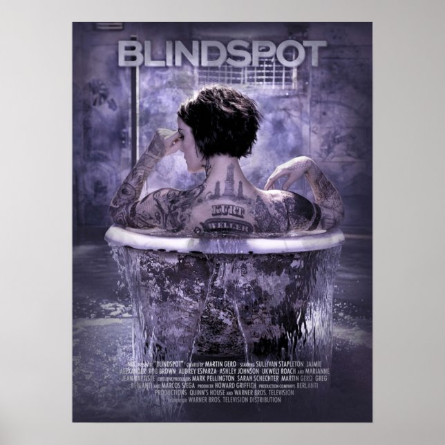 Póster Temporada 2 de Jaimie Alexander de Blindspot (Frente)