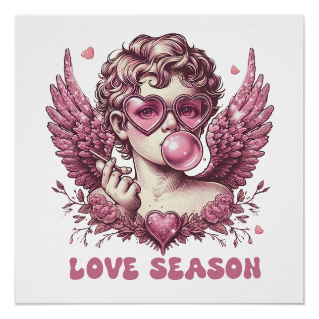 Póster Temporada de amor de San Valentín (Anverso)