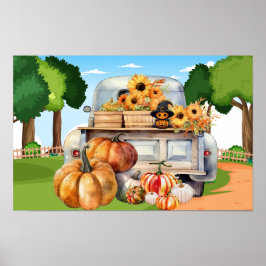 Póster Temporada de calabaza