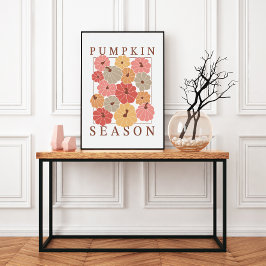 Póster Temporada de calabaza Temporada caprichosa sin mar