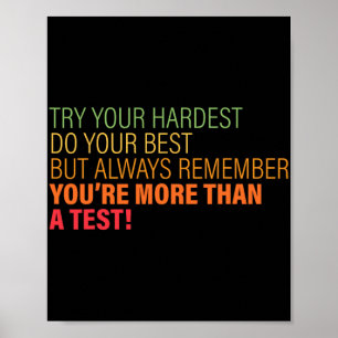 Póster Temporada de día para profesores que eres más que 