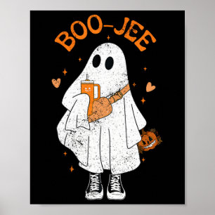 Póster Temporada de fantasía aguda Fantasma Halloween Bou