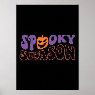 Póster Temporada de fantasía - Halloween divertida