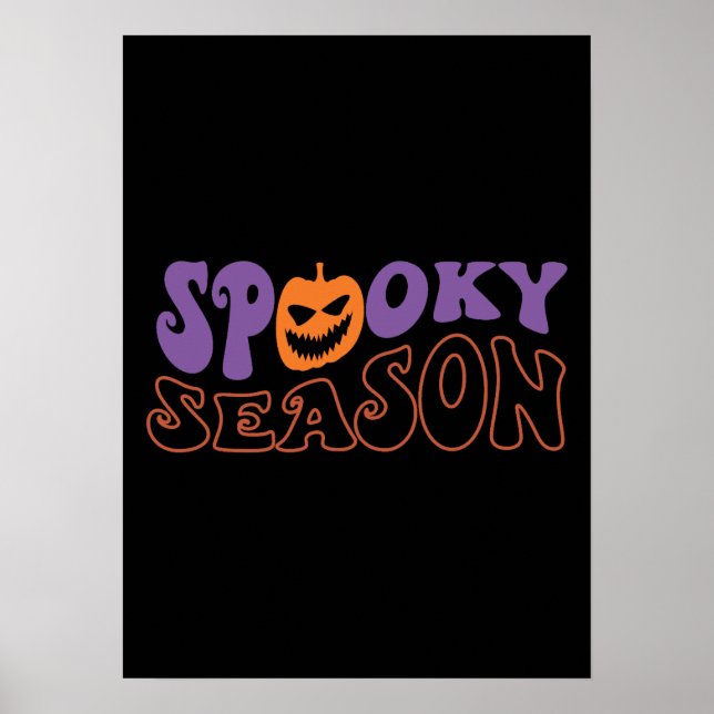 Póster Temporada de fantasía - Halloween divertida (Frente)