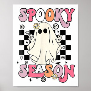 Póster Temporada de Halloween de fantasía
