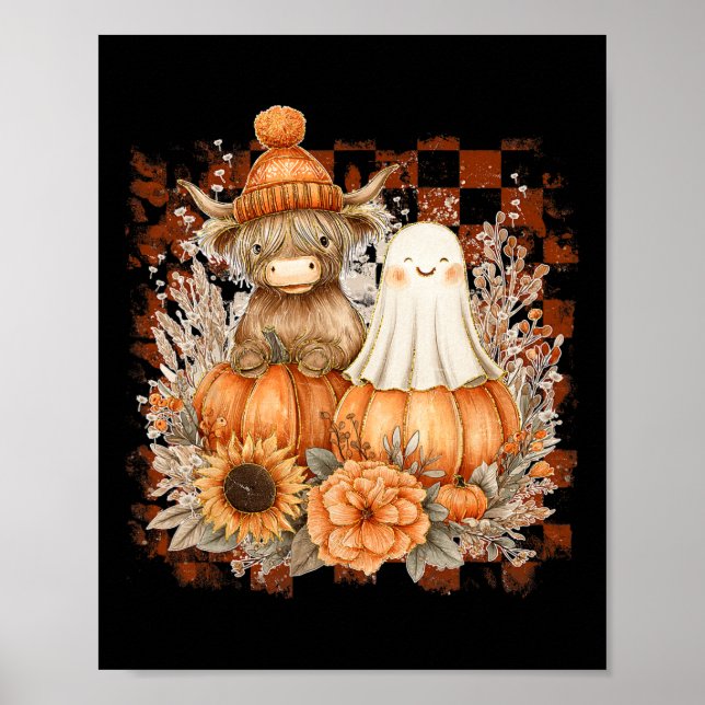 Póster Temporada de Otoño de Halloween de Otoño (Frente)
