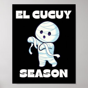 Póster Temporada El Cucuy - Funny Halloween Mexicano