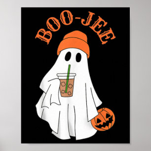 Póster Temporada espeluznante Cute Boujee Ghost Halloween