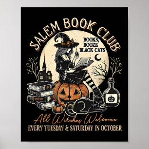 Póster Temporada espeluznante del Salem Book Club Witch C