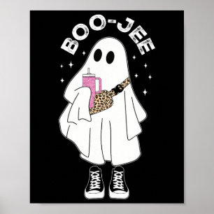 Póster Temporada espeluznante lindo fantasma Halloween di