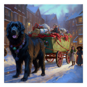 Póster Temporada festiva de Navidad de Terranova