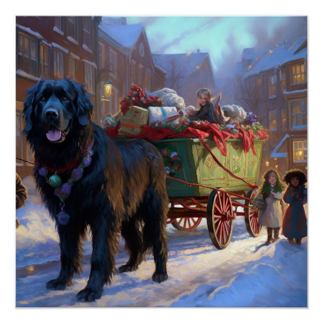 Póster Temporada festiva de Navidad de Terranova (Anverso)