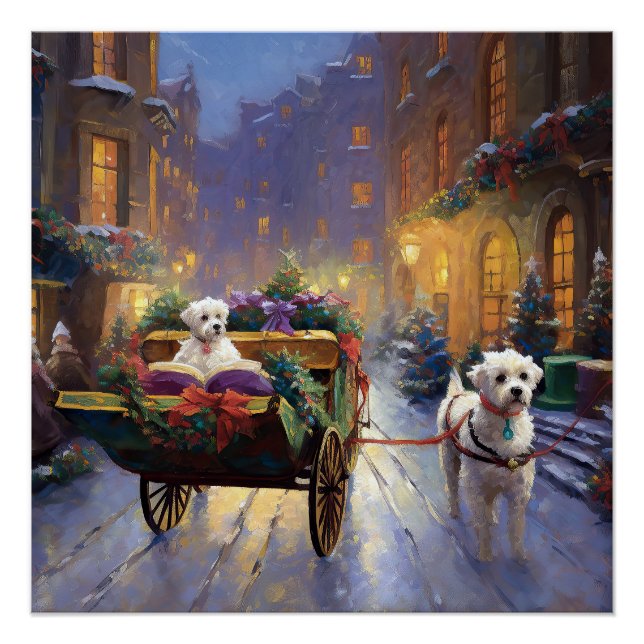 Póster Temporada festiva de Navidades malteses (Anverso)