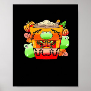 Póster Temporada final de crema de calabaza con especias