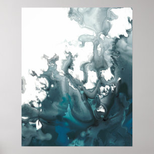 Póster Tempos índigo