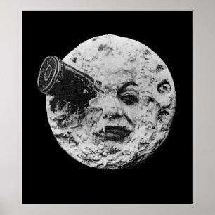 Póster TEMPRANO CINEMA Un viaje a la luna de Georges Meli