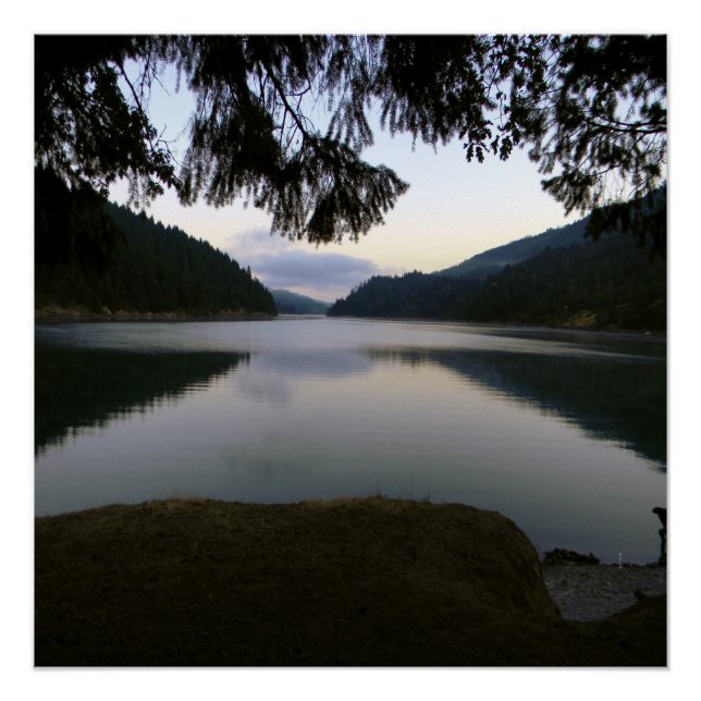 Póster Temprano por la mañana... (Anverso)