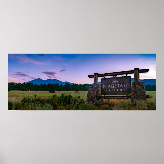 Póster Temprano por la mañana en las montañas de Arizona (Frente)