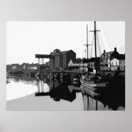 PÓSTER TEMPRANO POR LA MAÑANA EN WELLS-NEXT-THE SEA