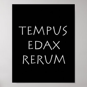 Póster Tempus edax rerum