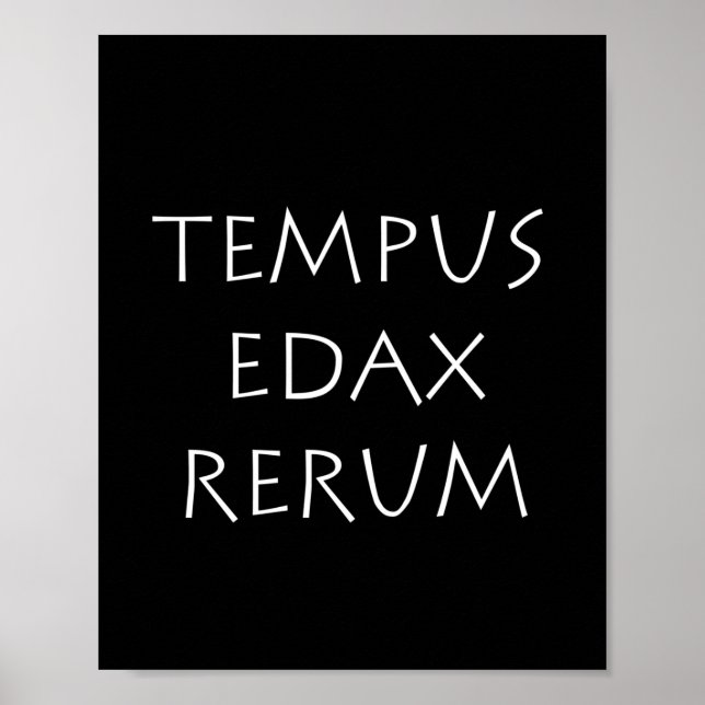 Póster Tempus edax rerum (Frente)