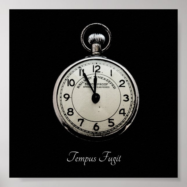 Póster Tempus Fugit (Frente)