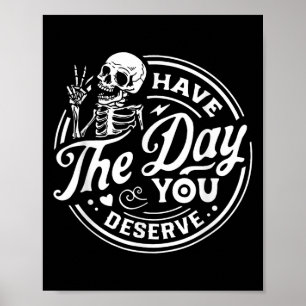 Póster Ten El Día En Que Mereces La Firma De La Paz Skele