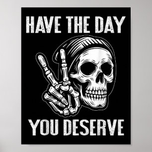 Póster Ten El Día En Que Mereces La Firma De La Paz Skele