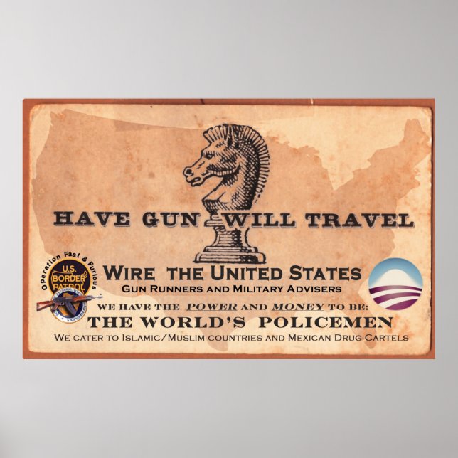 Póster Ten Gun Will Travel (Frente)