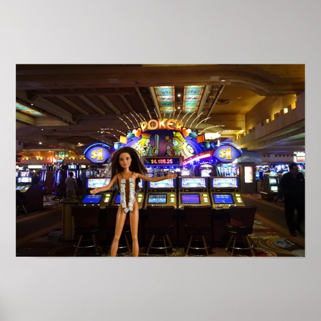 Póster Ten suerte en Las Vegas. (Frente)