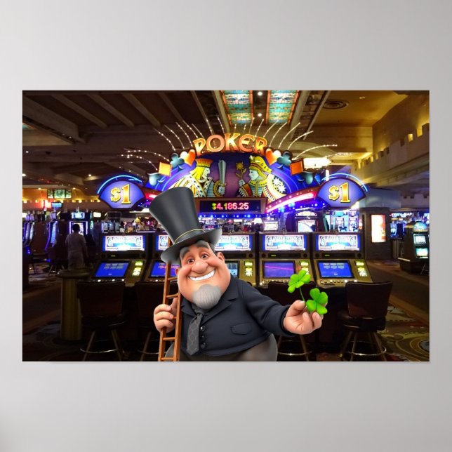 Póster Ten Suerte en Vegas. (Frente)