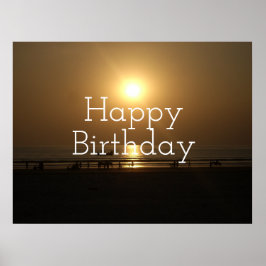 Póster Ten un Blessed Happy Birthday Design Online Art
