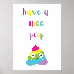 Póster Ten un popó bonito