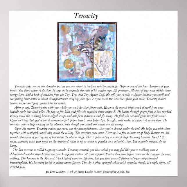 Póster Tenacidad (Frente)