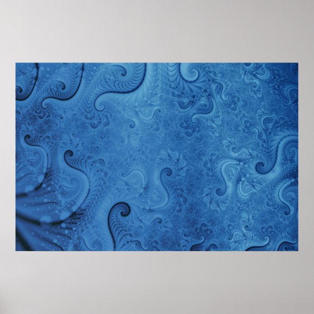 Póster Tend To Zero Blue (Frente)