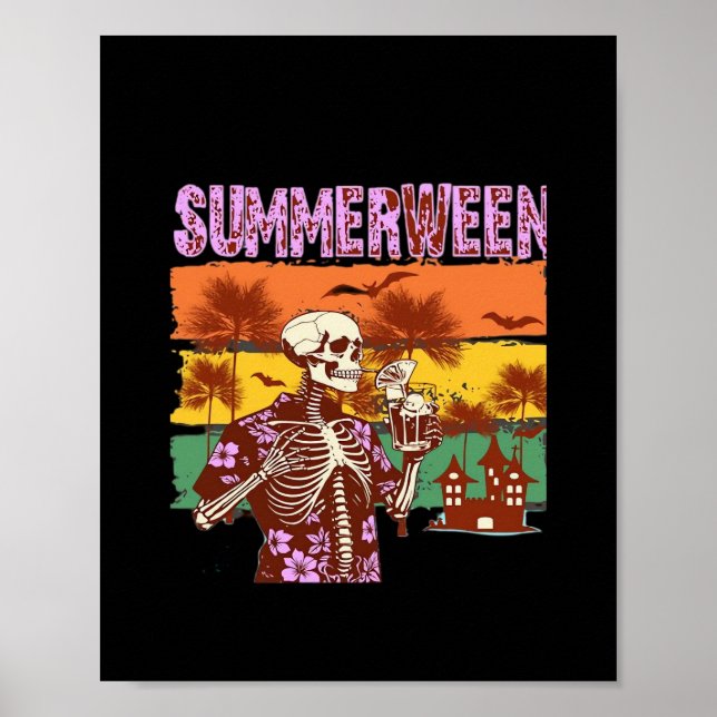 Póster Tendencia clásica de Summerween (Frente)
