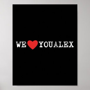 Póster Tendencia #weloveyoualex Cáncer de páncreas