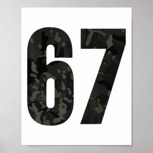 Póster Tendencias Gen Alfa Seis Siete 6 7 Meme Cam Multi