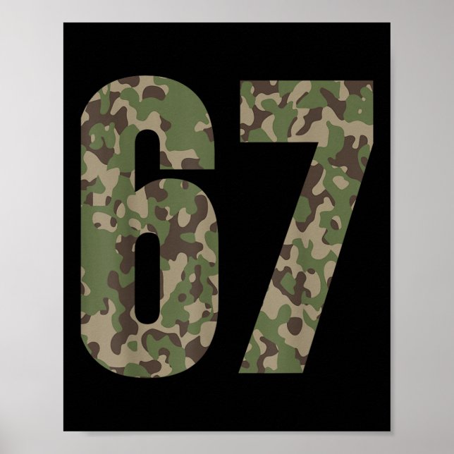 Póster Tendencias Gen Alpha Seis Siete 6 7 Meme Cam Multi (Frente)