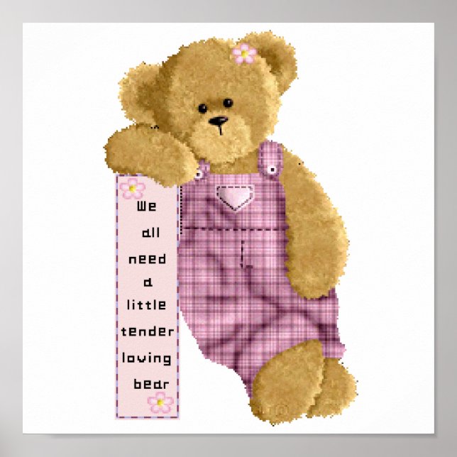 Póster Tender Loving Bear (Frente)