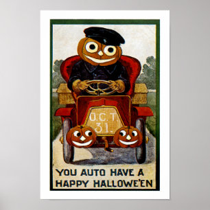 Póster Tendrás una Feliz Halloween