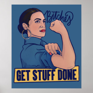 Póster Tenemos cosas hechas AOC Rosie el río